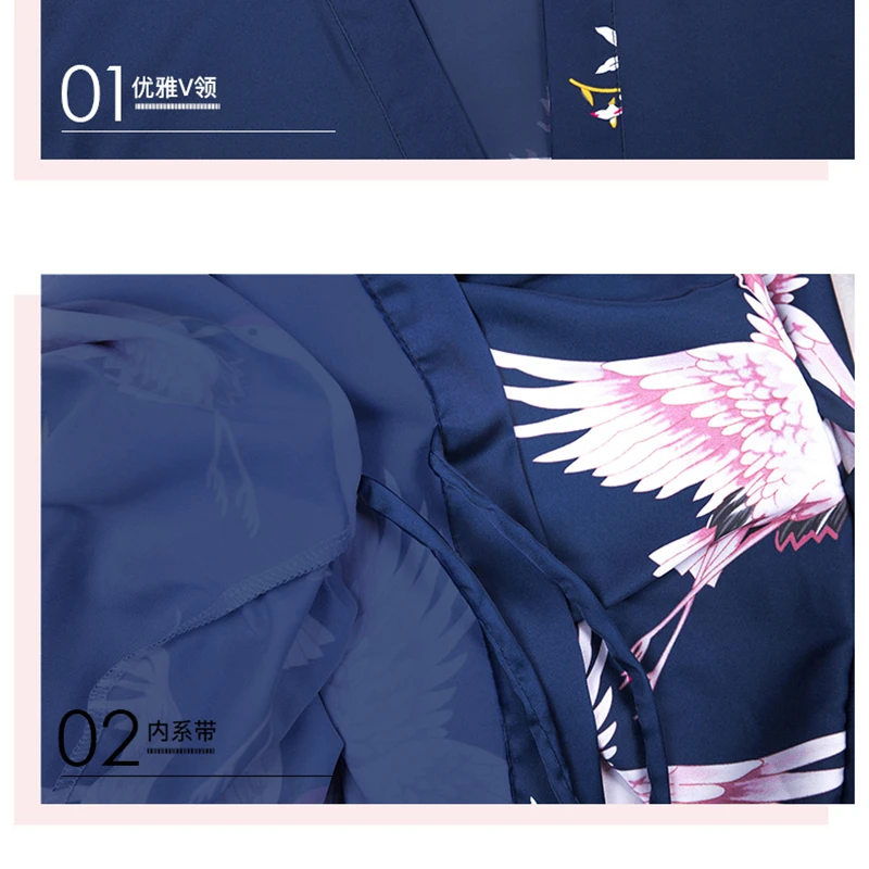 MAIXXX Women Nightdress Sashes Faux Silk Robe Nightgown Satin Sleepwear Pajamas Sexy Homewear Clothes Plus Size M-XXL 85KG