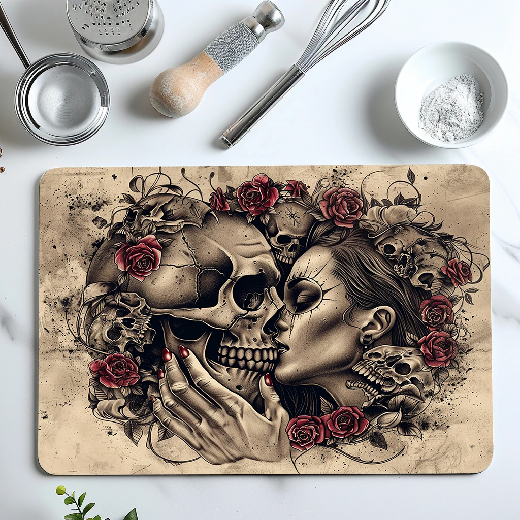 Кофейная посуда сливная подставка Хэллоуин ведьма ванная комната квадратный