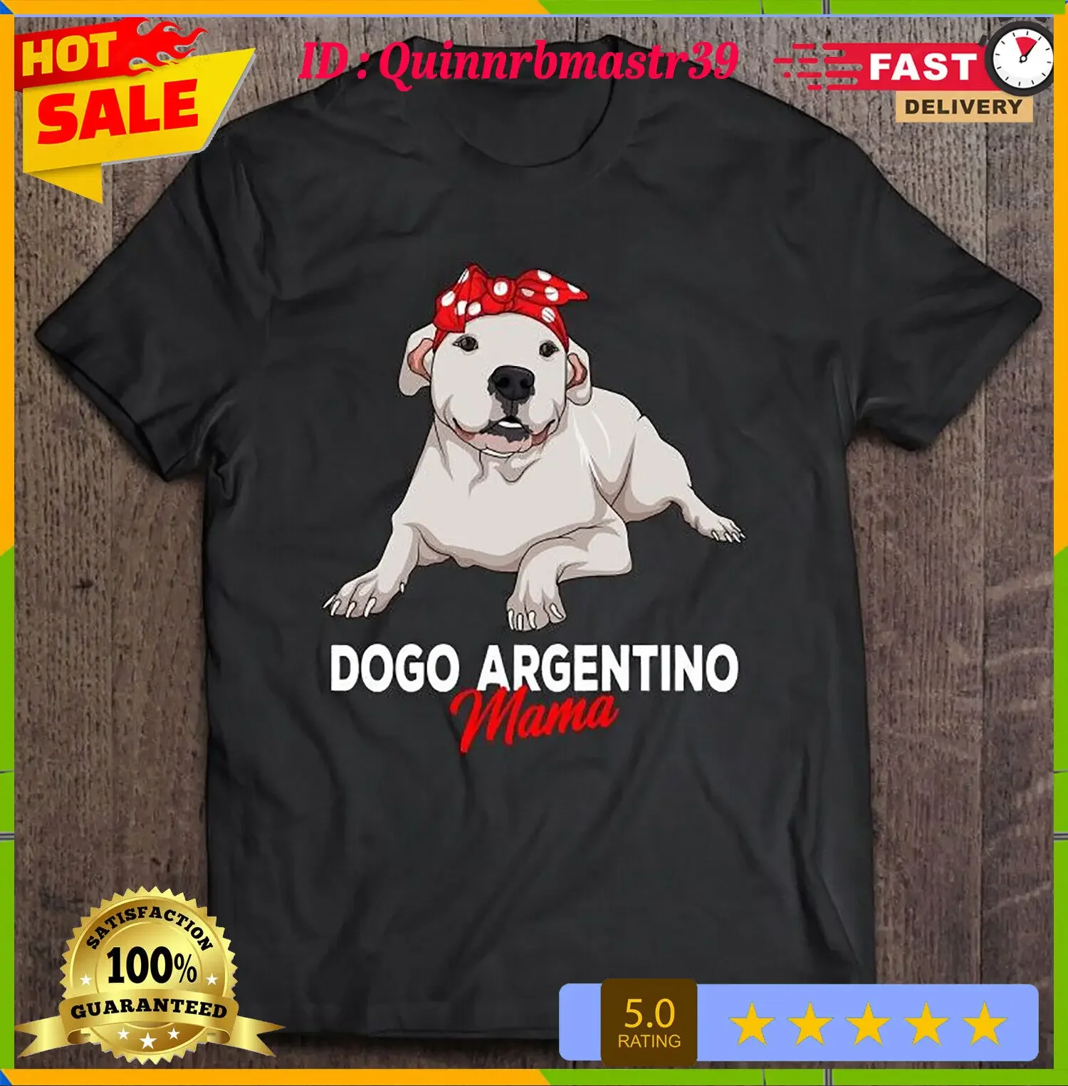 Dogo серебристо мама Собака Мама смешная женская футболка Подарочный пуловер