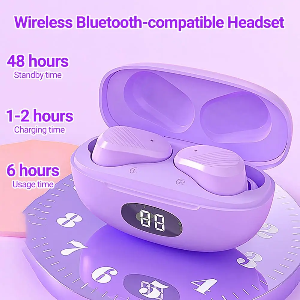 

TWS Bluetooth Earphone 5.0 Wireless Headset IPX7 Waterproof Deep Bass Earbuds True Wireless Stereo Headphone Sport Earphones