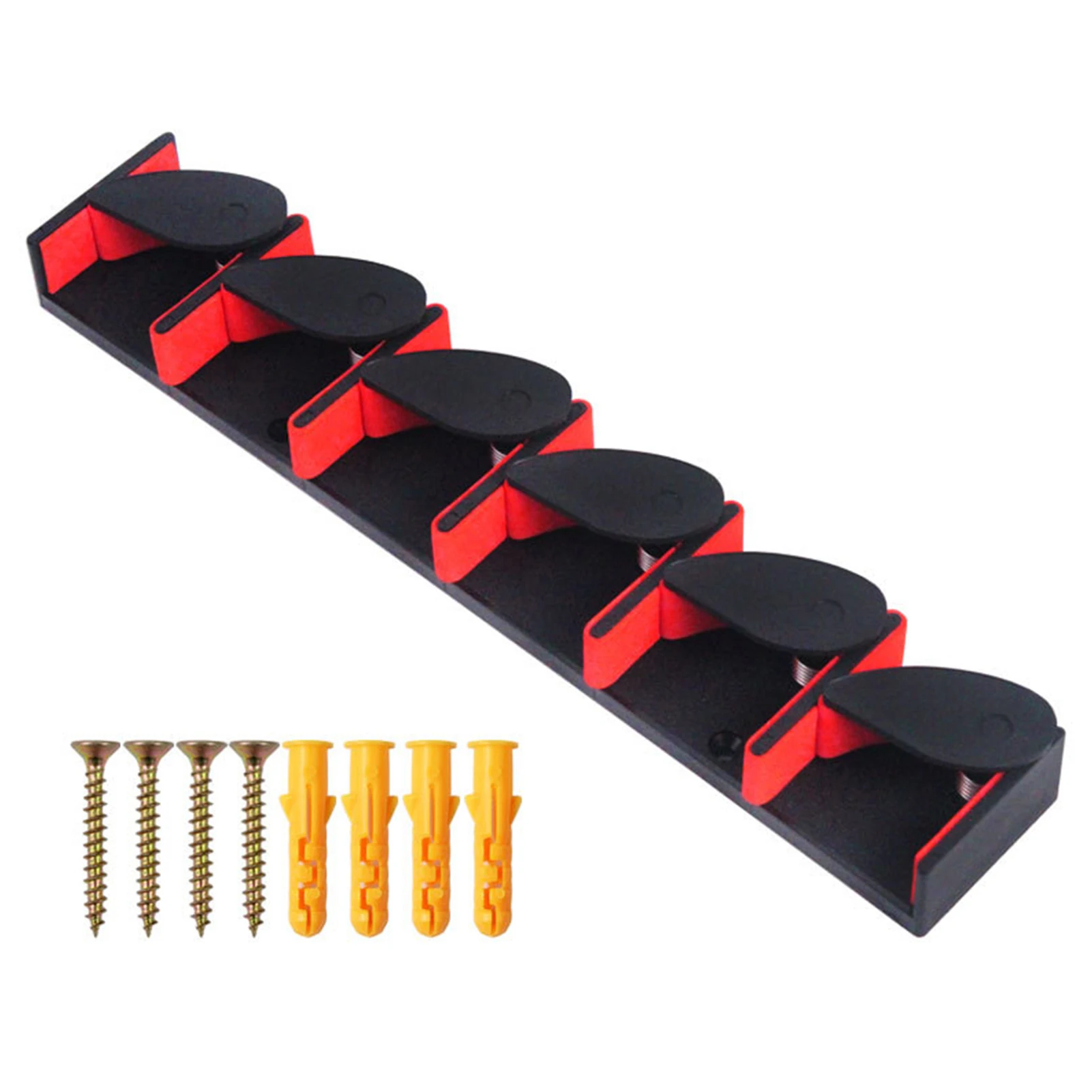 

Fishing Rod Holder Wall Mounted Fishing Pole Storage Holder Rack for 6 Rods