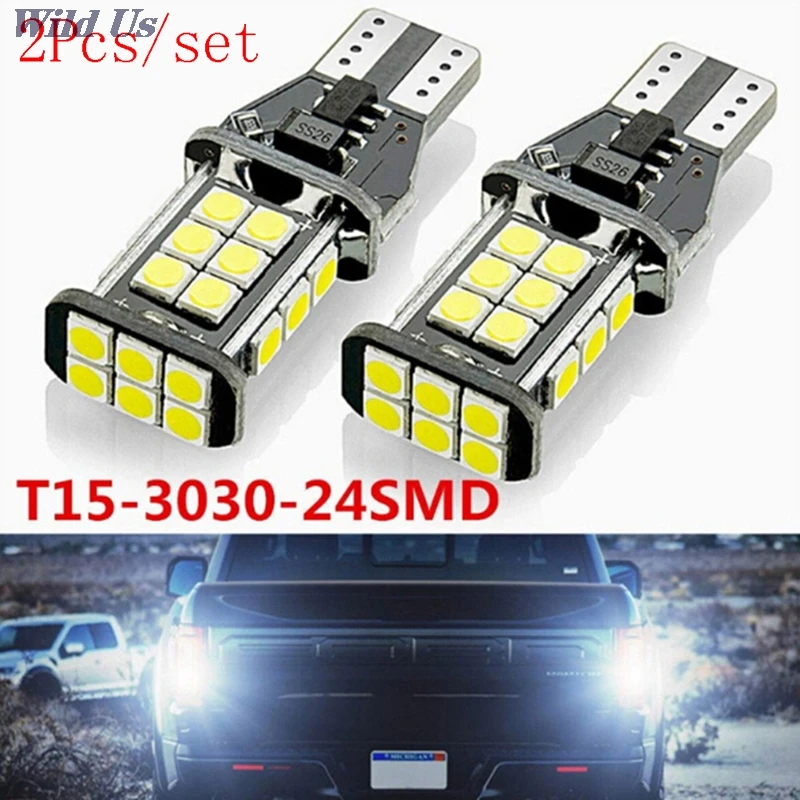 Светодиодные лампы с CANBUS W16W T15 2 шт. светодиодные 2835 SMD без ошибок по OBC на 12 В для