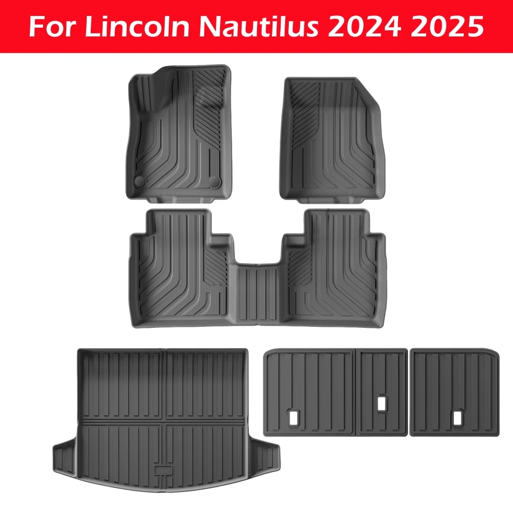 Коврики для автомобиля Lincoln Nautilus 2024 2025 коврики багажника из ТПЭ 3D коврик ног
