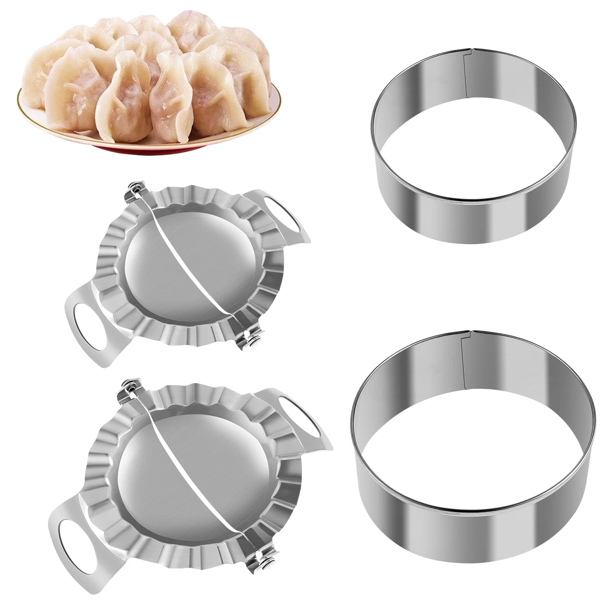 

4 шт., форма для пельменей, из нержавеющей стали