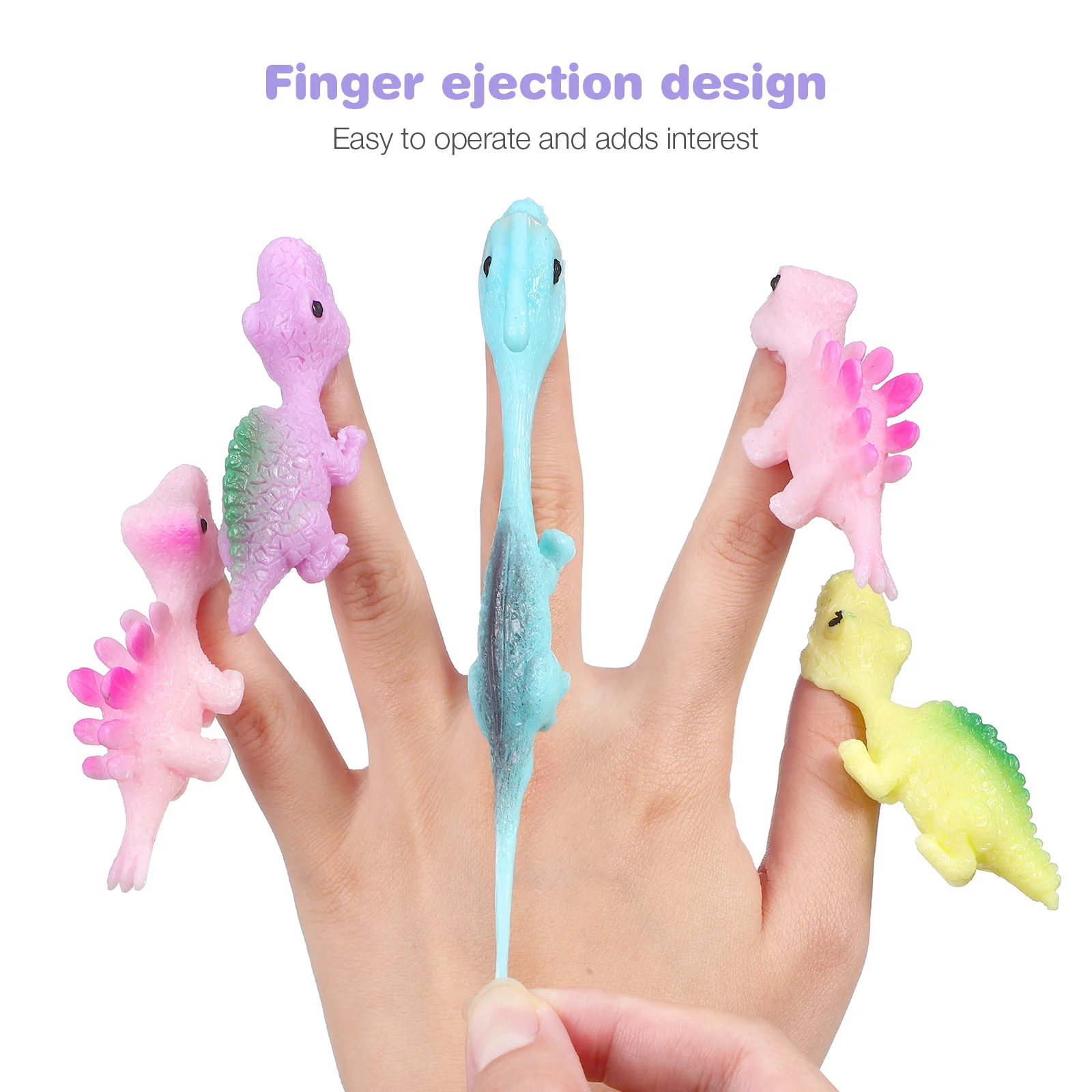30 шт. катапульта игрушка-динозавр растягивающиеся игрушки для пальцев