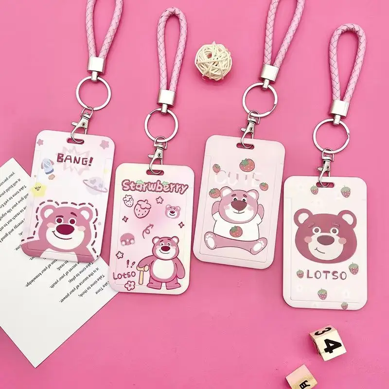 

Новинка, мультипликационная карточка Disney Lotso, Искусственная Девушка Ins, хорошо выглядит, студенческий Многофункциональный слайдер, защита о...
