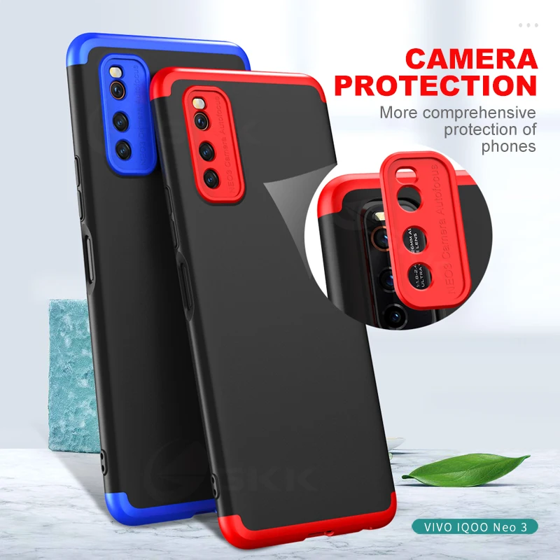 

GKK Original Case For Vivo IQOO X50 Pro Neo 3 Z1 Case full Protection Anti-stain Matte Hard Cover For Vivo IQOO Neo 3 Z1 X50 Pro
