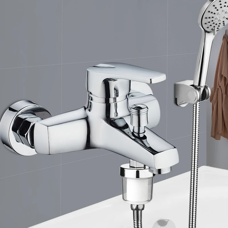 

Hot 2X Purifier Output Universal Shower Filter Household Kitchen Faucets Purification Home Bathroom Accessories