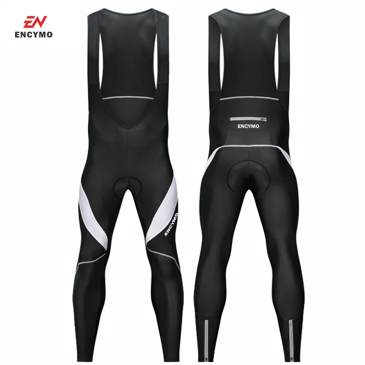 

2022 ENCYMO Men's Cycling Pants With Bib MTB Bicycle Cycle Tights Trousers Bike MTB Pants with 3D Gel Padded