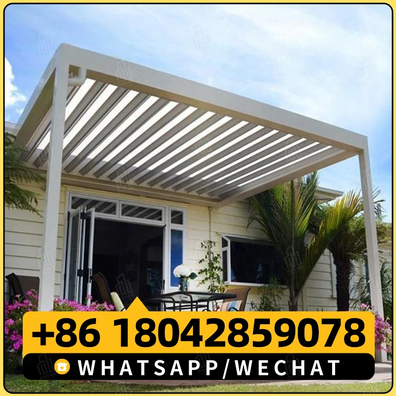 Открытый патио балкон ветрозащитные и водонепроницаемые рулонные жалюзи с