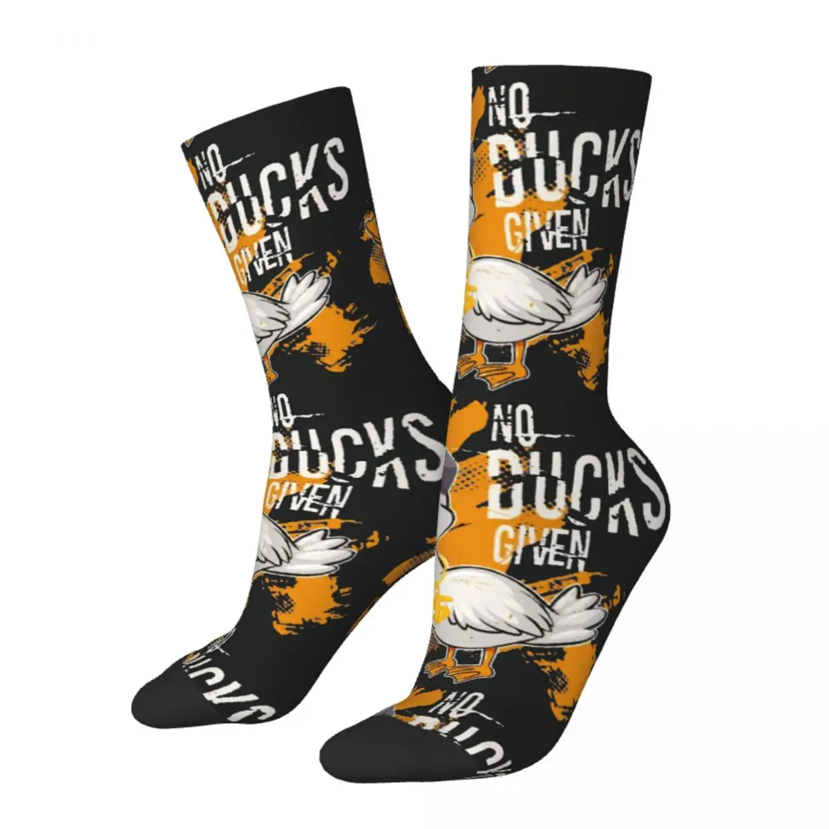 Hip Hop Retro Zero Ducks Given Crazy Men's compression Socks Unisex Meme Design Harajuku Seamless Printed Funny Crew Sock