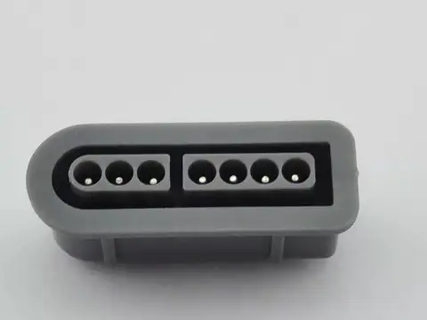Гнездовой 7-контактный разъем 90 градусов для игрового контроллера консоли SNES