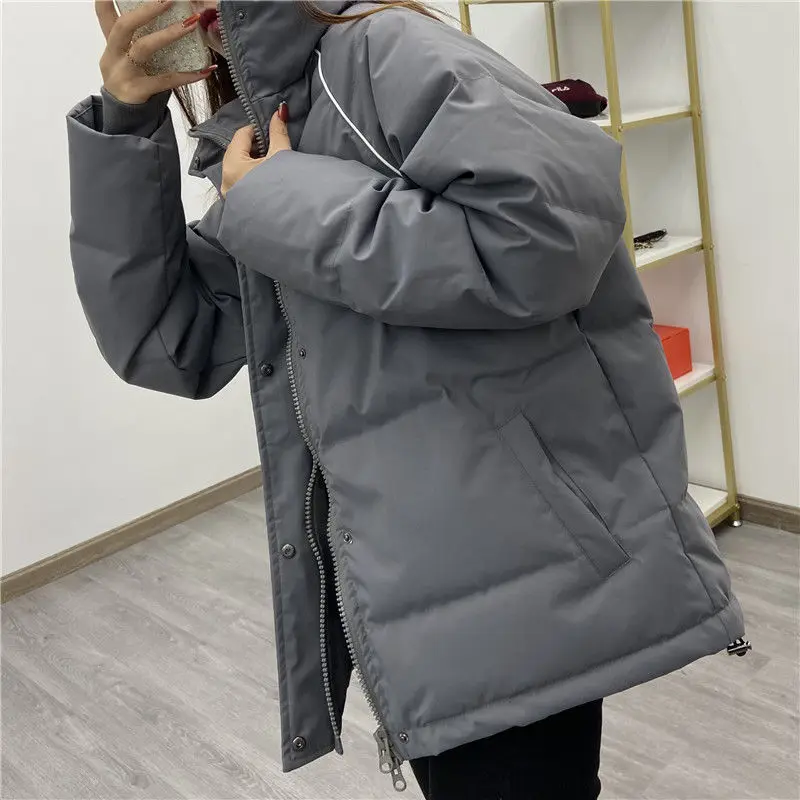 Women's Cotton Coat Winter Top Coat Keep Warm Korean Fashion Loose Student Bread Clothes Thickened Short Cotton Coat Designer Za