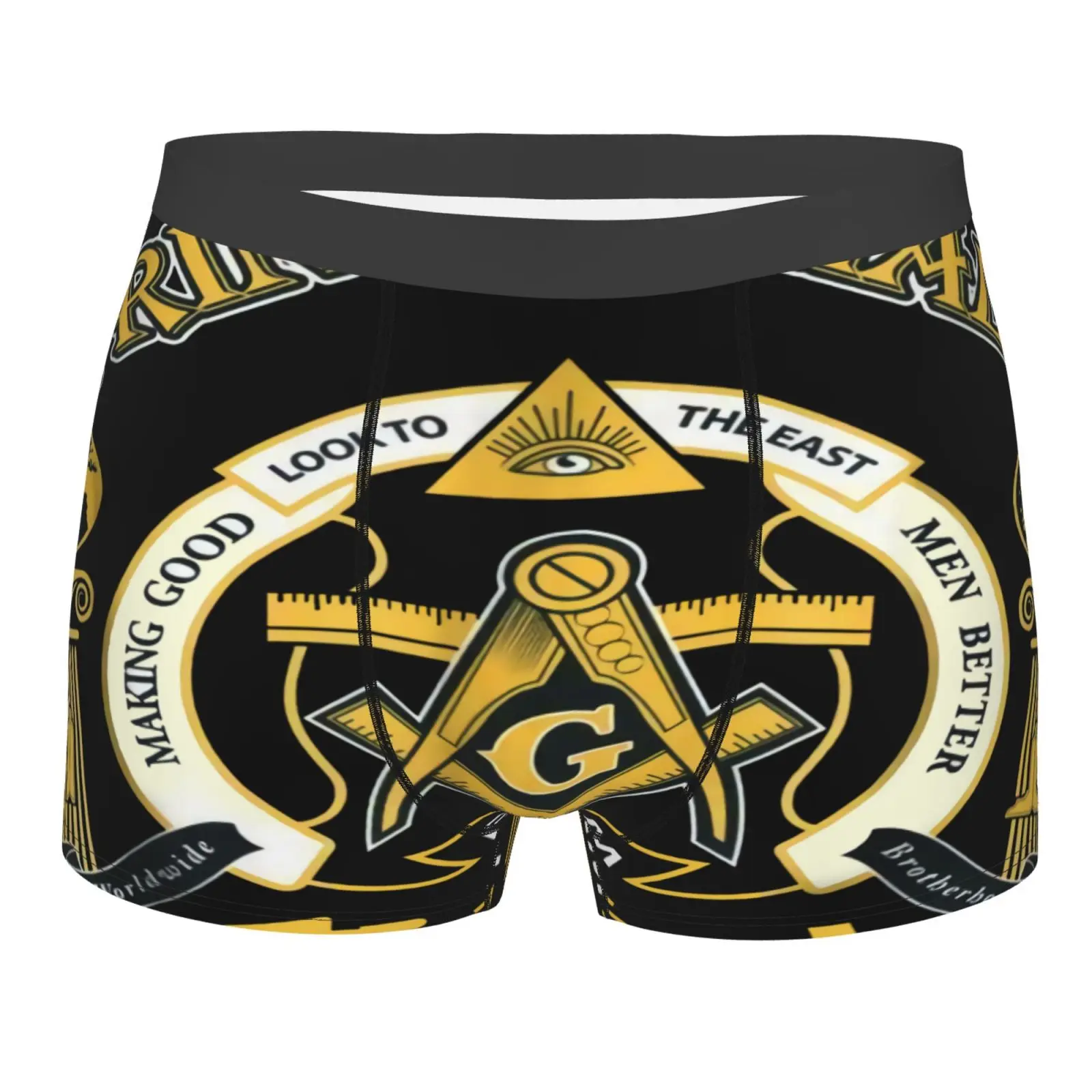 

The Masonic Store Prince Hall Mason Men Underwear Men's Shorts Underwear Sexy Man Polyester For Men Mens Sexy Lift Men Set Men