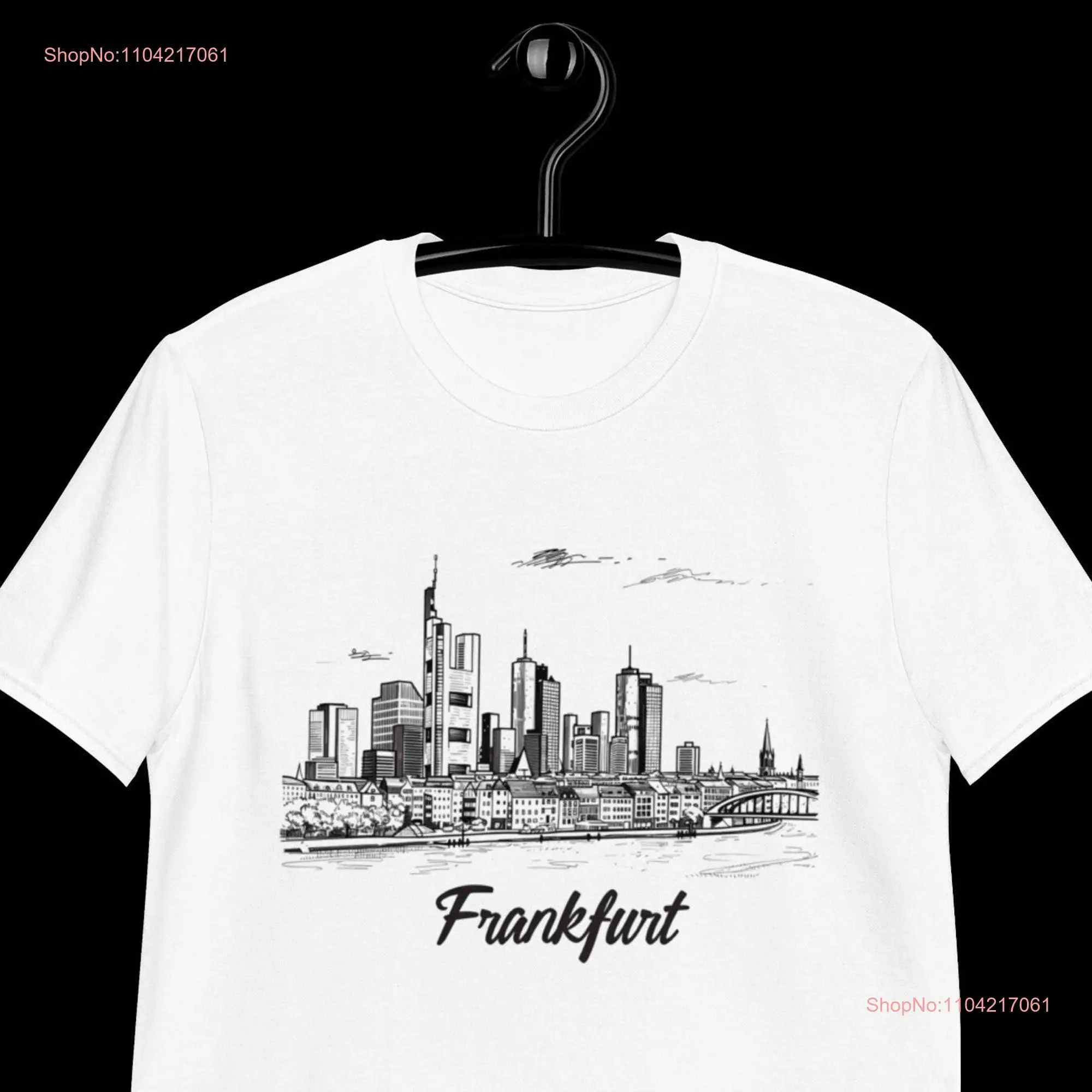 Футболка Франкфуртская основная Германия идея памяти сувенир на память FFM