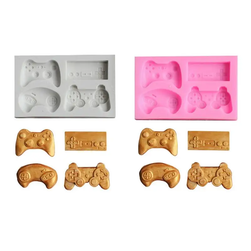 

Silicone Bakeware Mold For Cake Chocolate Jelly Dessert Molds Game Controller Shape Kitchen Tools Wholesale