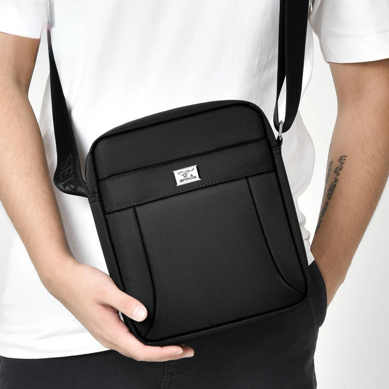 Septwolves Shoulder Bag Men's Bag messenger bag high-capacity waterproof  satchel bags for men Business Brand Shoulder Bag