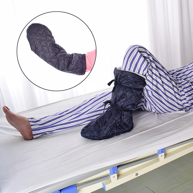 

Hand Foot Injury Gypsum Protective Shoe Cover Injured Fractured Fleece keep warm Plaster Wear Socks Hand Foot Cover Care