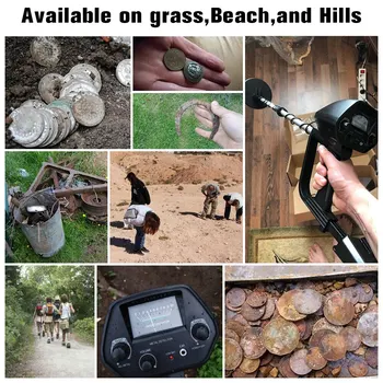 MD-4030 Metal Detector Underground Gold Detector Outdoor Gold Digger Length Adjustable Treasure Hunter Seeker Portable Detector 6