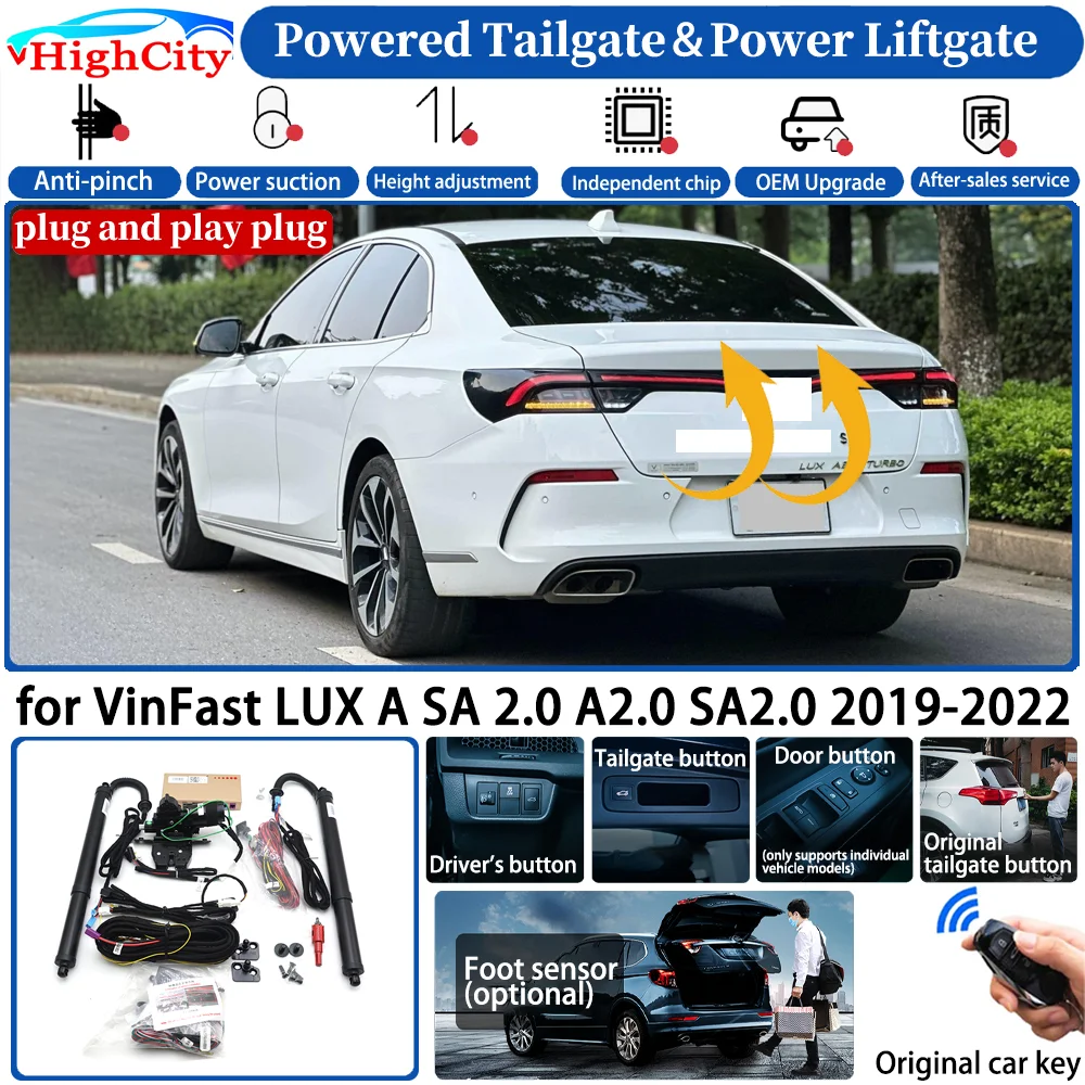 Фото Система автоматического открывания багажника (Power Liftgate) для VinFast LUX A SA 2.0 A2.0 SA2.0 2019 2020 2021 2022 №1
