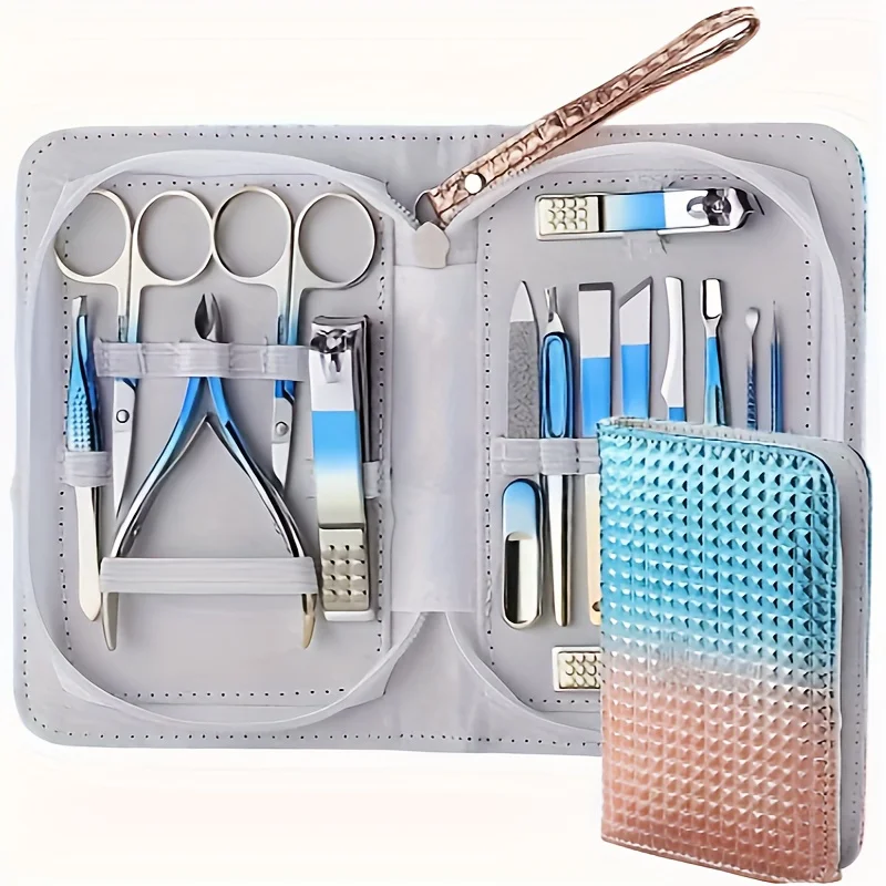 Набор для маникюра из нержавеющей стали 15 шт.