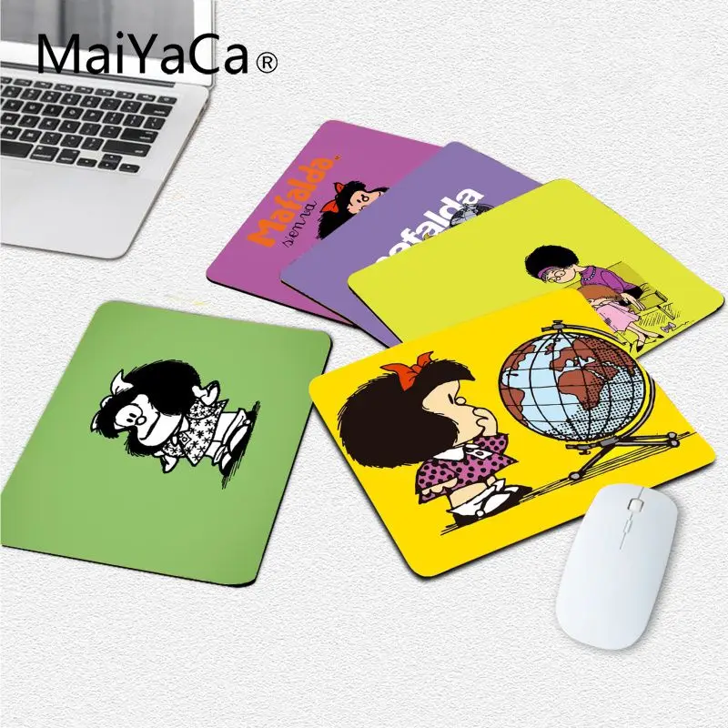 

MaiYaCa Vintage Cool Mafalda Office Mice Gamer Soft Mouse Pad Top Selling Wholesale Gaming Pad mouse