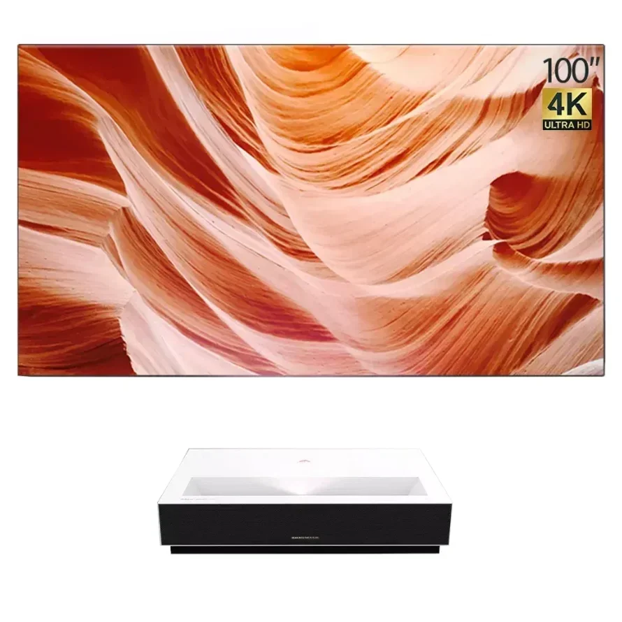 Фото Проектор Formovie Fengmi C2 2022 DLP, короткофокусный, умный, 4K, для домашнего кинотеатра, лазерный, Android 4K №3