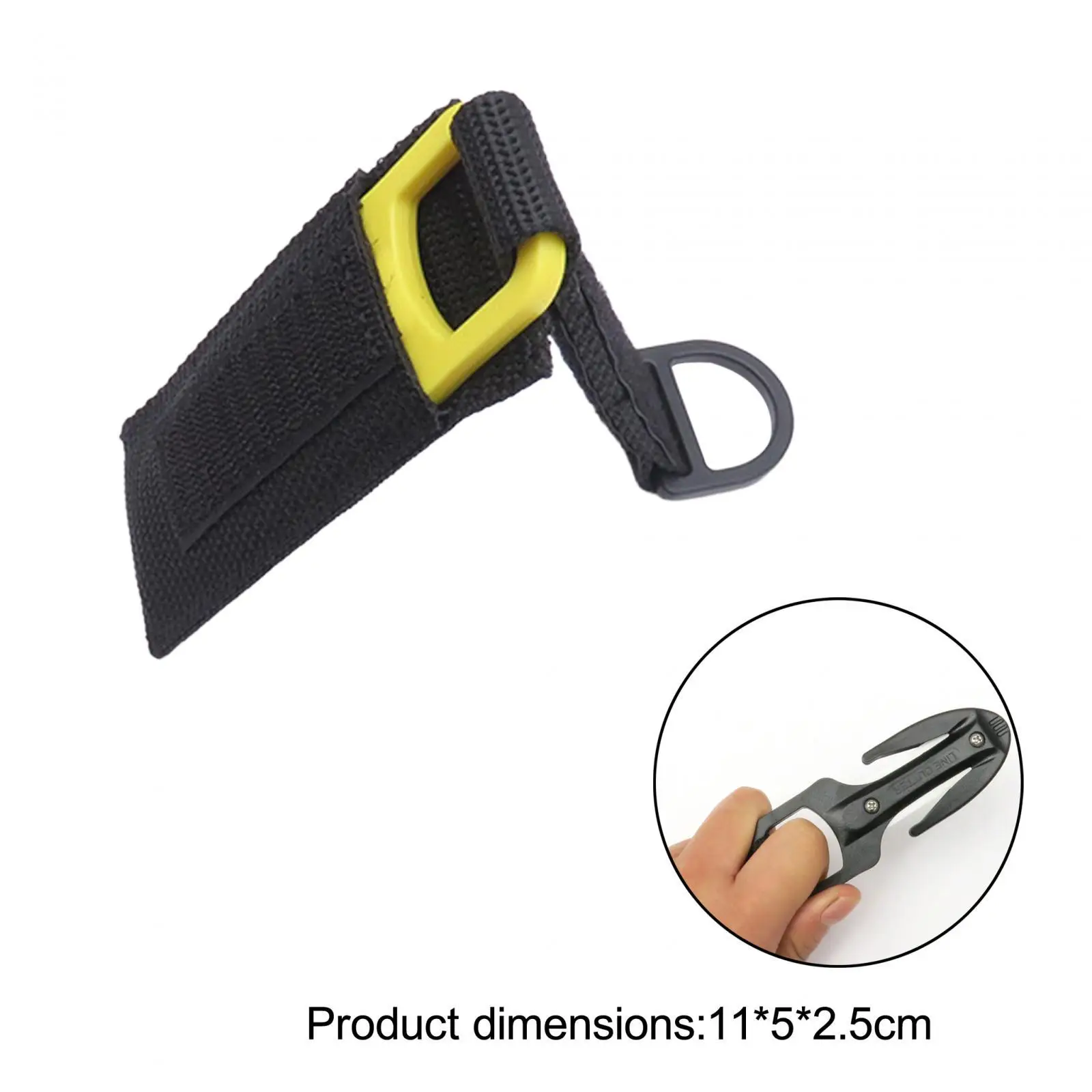 Подводный нож для водных видов спорта с керамическими лезвиями