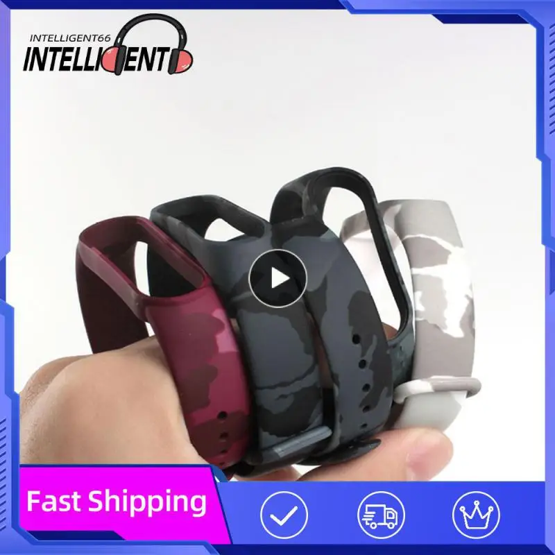 

Fit Wrist Suitable For Mi Band 7 Strap Intelligent Printing Trendy Printed Wristlet Waterproof Silicone Bracelet Strap