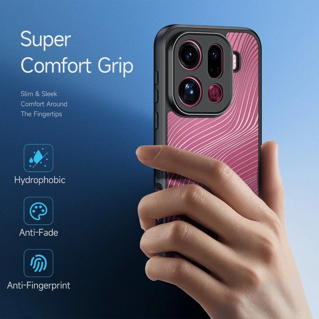 Фото DUX DUCIS для корпуса OPPO Find X9 Pro, тонкий полупрозрачный матовый №4
