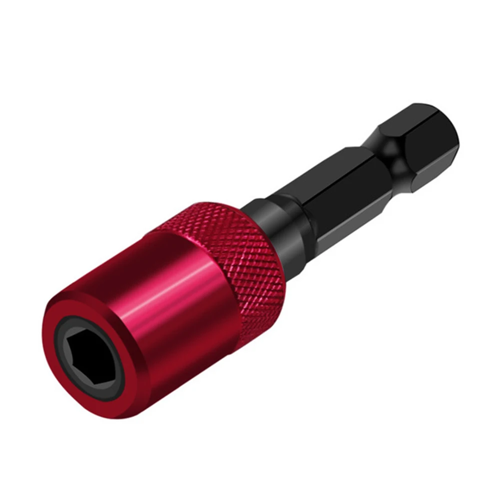 

Screwdriver Bit Holder Stainless Steel Screwdriver Bit Holder Extension Rod Magnetic 1/4 Hex Shank 60mm Length