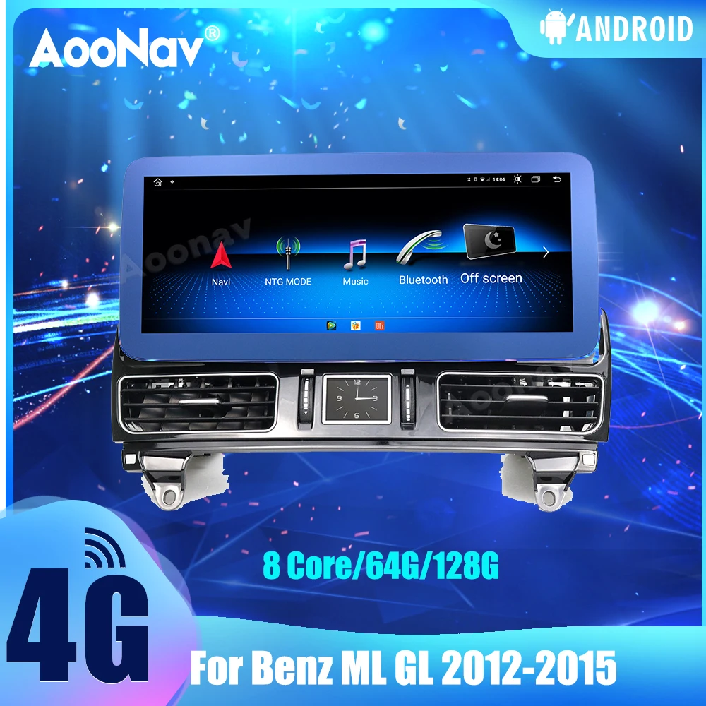 

Автомагнитола 2 Din 128G для Benz ML GL 2012-2015, система Android, сенсорный экран, GPS-навигация, Авторадио, мультимедийный плеер