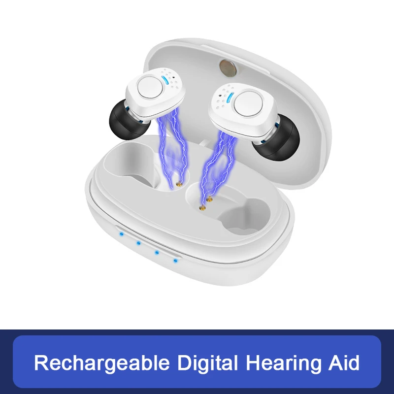 

Rechargeable Hearing Aid Digital Hearing Aids For Deafness Elderly Noise Reduction Wireless Earphone Sound Amplifier audifonos