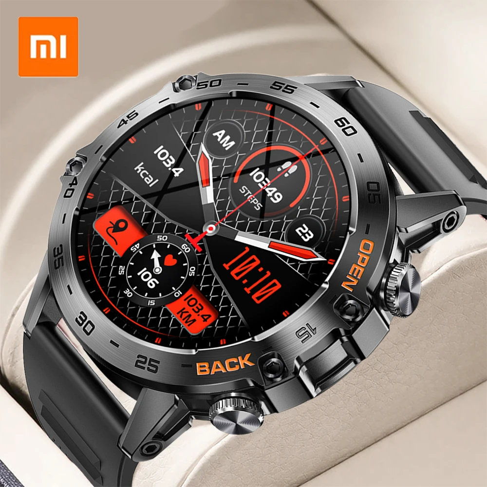 

Смарт-часы Xiaomi 2023 мужские с фитнес-трекером и большой батареей на 400 мАч