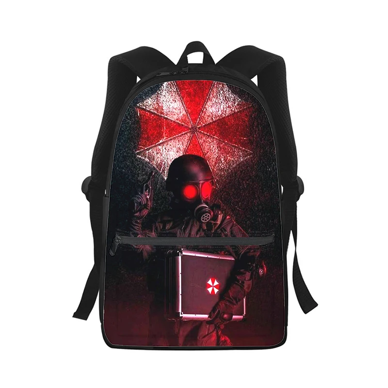 Umbrella Corporation Men Women Backpack 3D Print Fashion Student School Bag Laptop Backpack Kids Travel Shoulder Bag