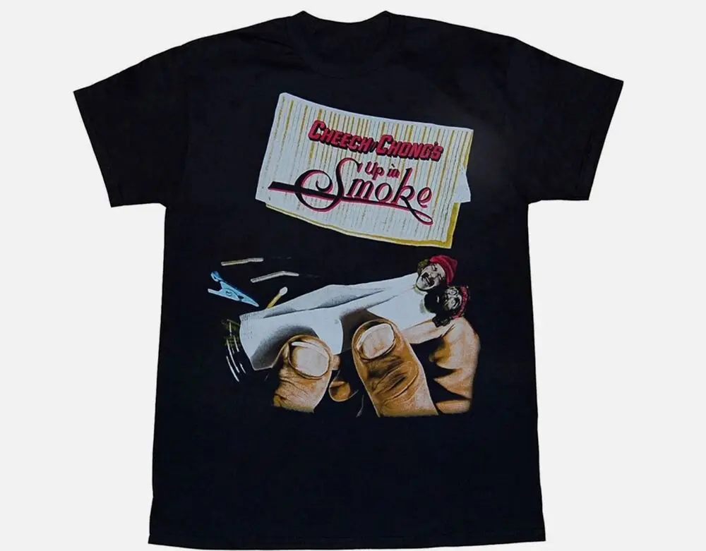 Футболка Cheech and Chong Up In Smoke Movie черная размеры от S до 5XL