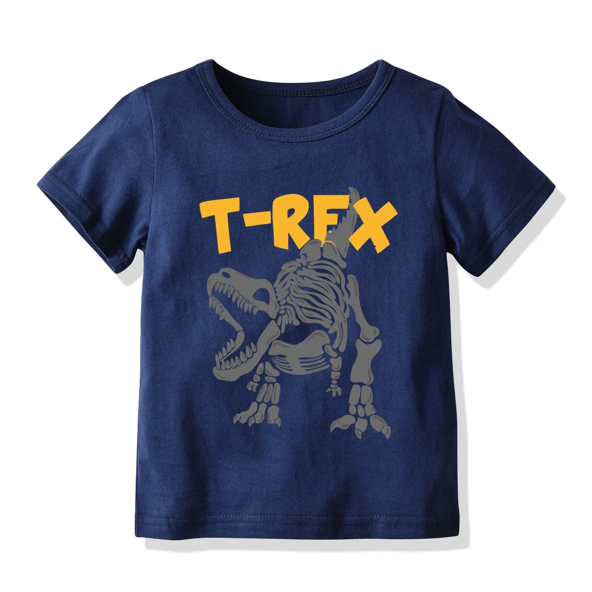Boys Cartoon Dinosaur Short Sleeve T-shirt Children's Top Boys Clothes Children Clothes Kids Summer Clothes