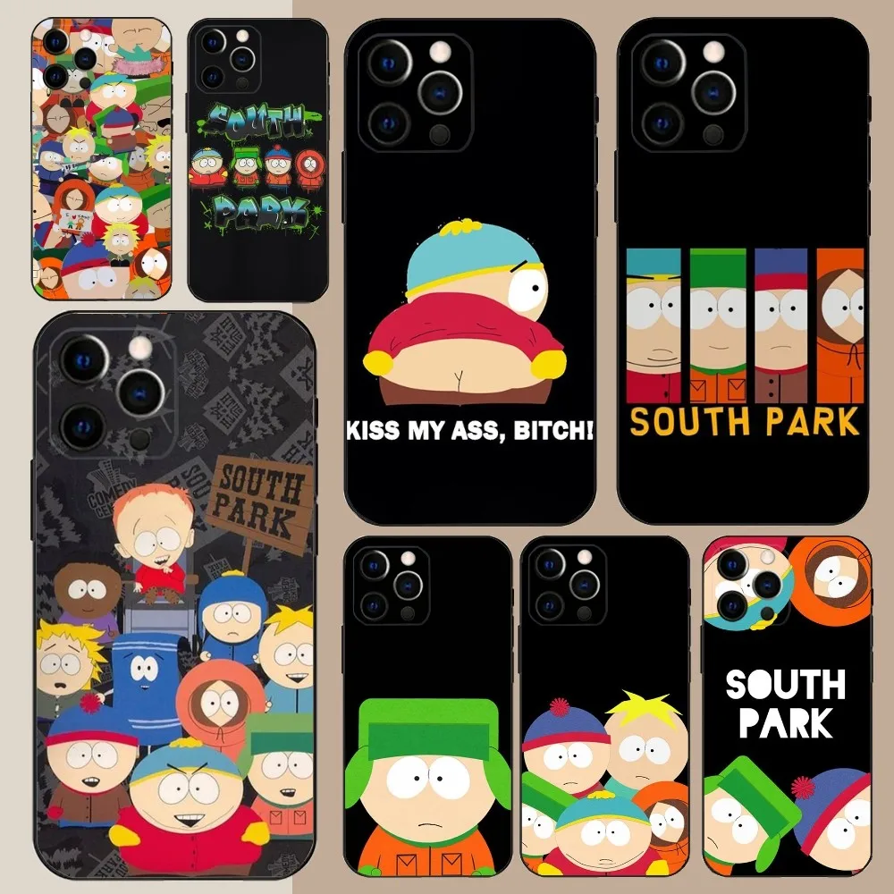 Забавный чехол для телефона с рисунком S-South Park-S Apple iPhone 15 14 13 12 11 Pro X XS Max XR Plus