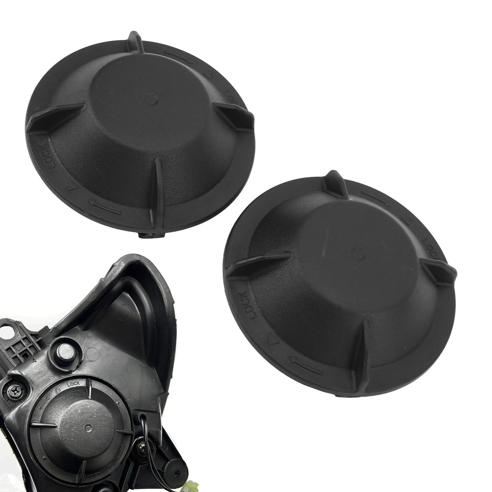 1 пара задней крышки фары ABS пылезащитная крышка головки для ZX‑ 10R 2011-2020