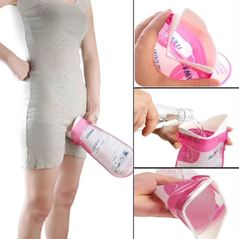 

1pcs Unisex 700ml Car Emergency Urine Bag Travel Portable Urinal Vomit Bag Movable Toilet Traffic Jam Supplies Handy W.C.