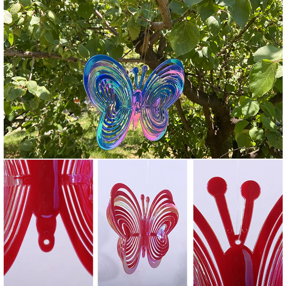 Ветряной Спиннер-бабочка из АБС ветряной Ловец любовь вращающийся