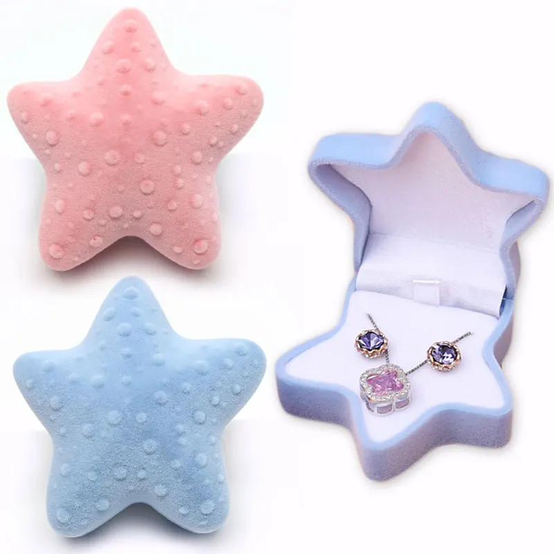 

Бархатная коробка для ювелирных изделий, 6,5x6,5x4 см