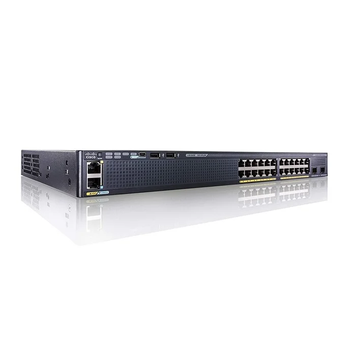 

100% Original WS-C2960X-24TS-L 24 Port Ethernet Gigabit Network Switch 4 SFP Uplink ios-15.2 4X1G SFP LAN Base Switch