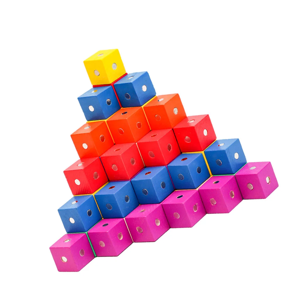 

30pcs Colorful Magnetic Intelligence Developing Cubes Blocks for School Children