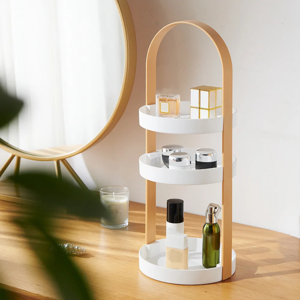 

Cosmetiqueras Bathroom Countertop Organizer Shelf Theive Cosmetics 3 Tier Abs Makeup