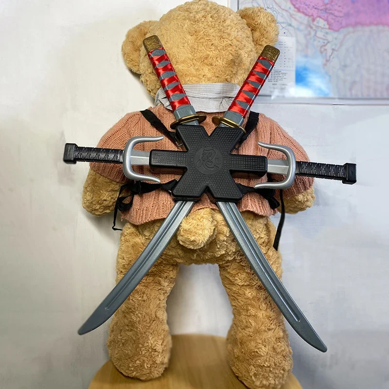 1:1 комплект ниндзя косплей японский самурай игрушечный нож набор кинжал дротик