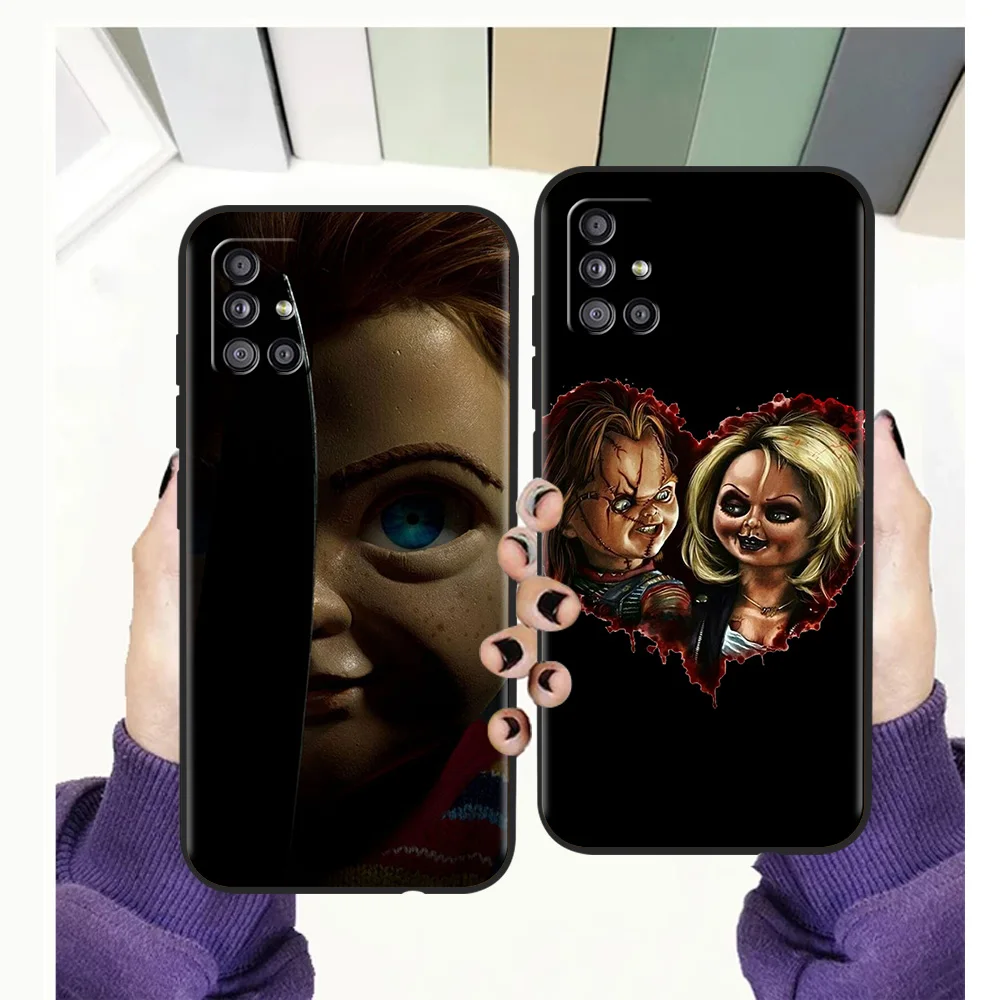 

Chucky Phone Case Cover For Samsung A13 A22 A32 A52 A72 A51 A71 A21S A31 A41 5G Silicone Shockproof Luxury Shell Coque TPU Bag