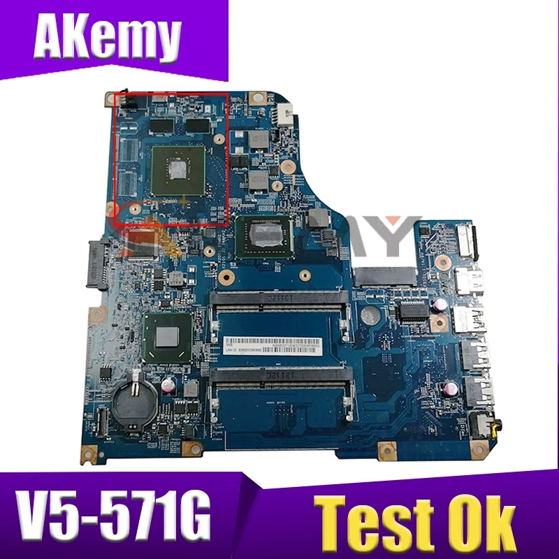 

Akemy Laptop motherboard For ACER Aspire V5-571G V5-531G V5-431G SR0XL Mainboard 11309-4M 48.4TU05.04M N14M-GL-B-A2 SLJ8C 2G