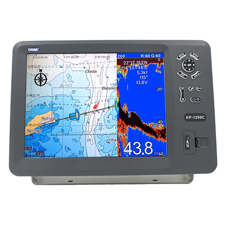 Морская электроника KP-1299C GPS-карта плоттер с трекером Fish Fider навигационная антенна