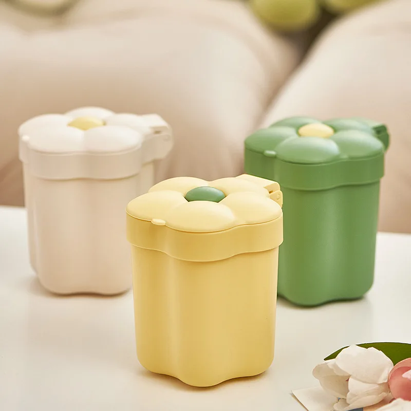 

Sturdy And Durable Flip Over Trash Can Multifunctional Cartoon Chicken Trash Can Flip Open Safe And Odorless Plastic Storage Bin